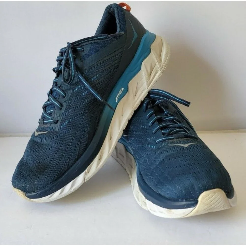 Hoka One One Mens Arahi 4 1106473 MBDBL Blue Running Shoes Sneakers Size 9.5